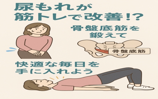 【筋トレで尿もれ改善⁉】