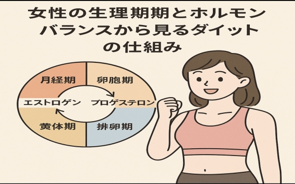 【女性のダイエット成功のカギ】生理周期とホルモンバランス