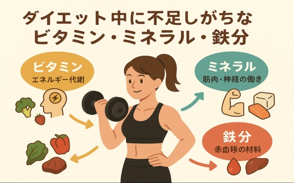 🥗【保存版】ダイエット中に不足しやすい栄養素をつつじヶ丘のパーソナルジムが教える